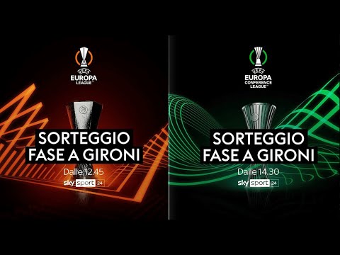 Sorteggi Europa League e Conference League 2023-2024 LIVE: i gironi in diretta streaming