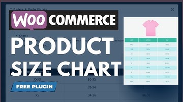 How To Create Product Size Chart In WooCommerce tutorial