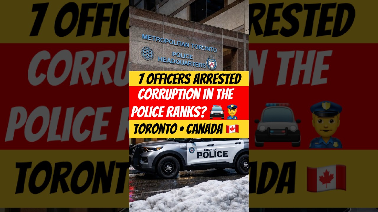 🚨 🚔TORONTO POLICE CORRUPTION PROBE — Officers Arrested in Organized Crime Case | 