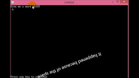How To Display The Length Of Any Word That You Input Into The Computer In QBASIC Screen By Hamad Bai