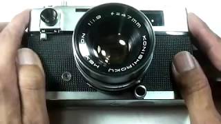 コニカ オートSの使い方 KONICA AutoS How to use 1960s Rangefinder camera