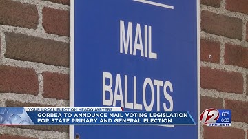R.I. Secretary of State to announce mail ballot legislation for fall elections