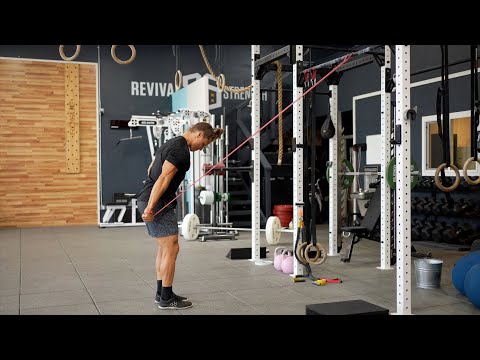 Single Arm Straight Arm Banded Lat Pull Down