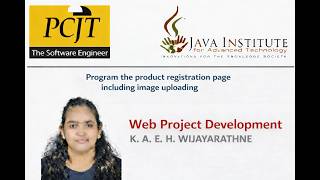 Program the product registration page including image uploading