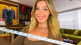 ASMR FOR MEN | VERY Realistic Tailor Suit Fitting & Measuring 📏 Ft. Softly Spoken Personal Attention screenshot 5