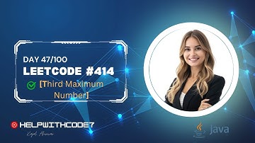 Third Maximum Number | Leetcode #414 | Java | Easy Solution