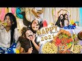 New Year *Pyjama*👖Party Vlog!! *Alvida 2020* 😏🍾🥂🥗