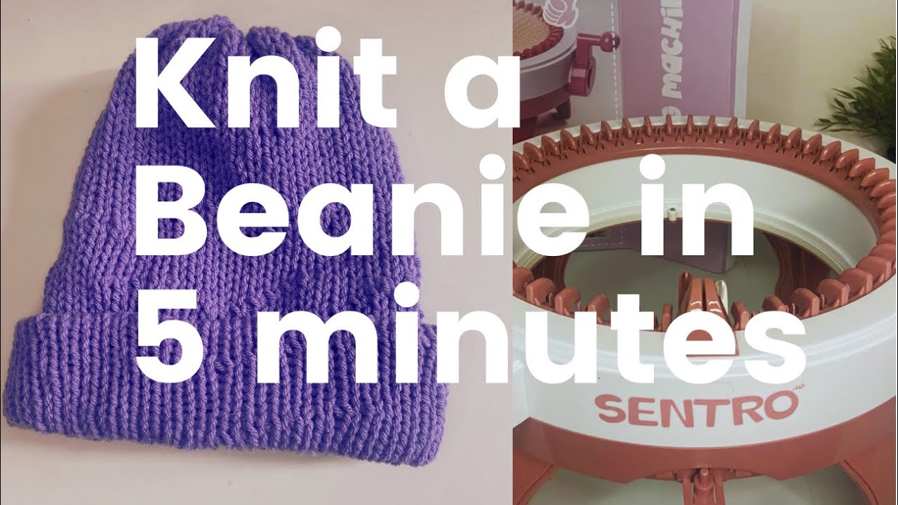 Sentro Knitting Machine Review Unboxing How to Knit a Hat Sentro