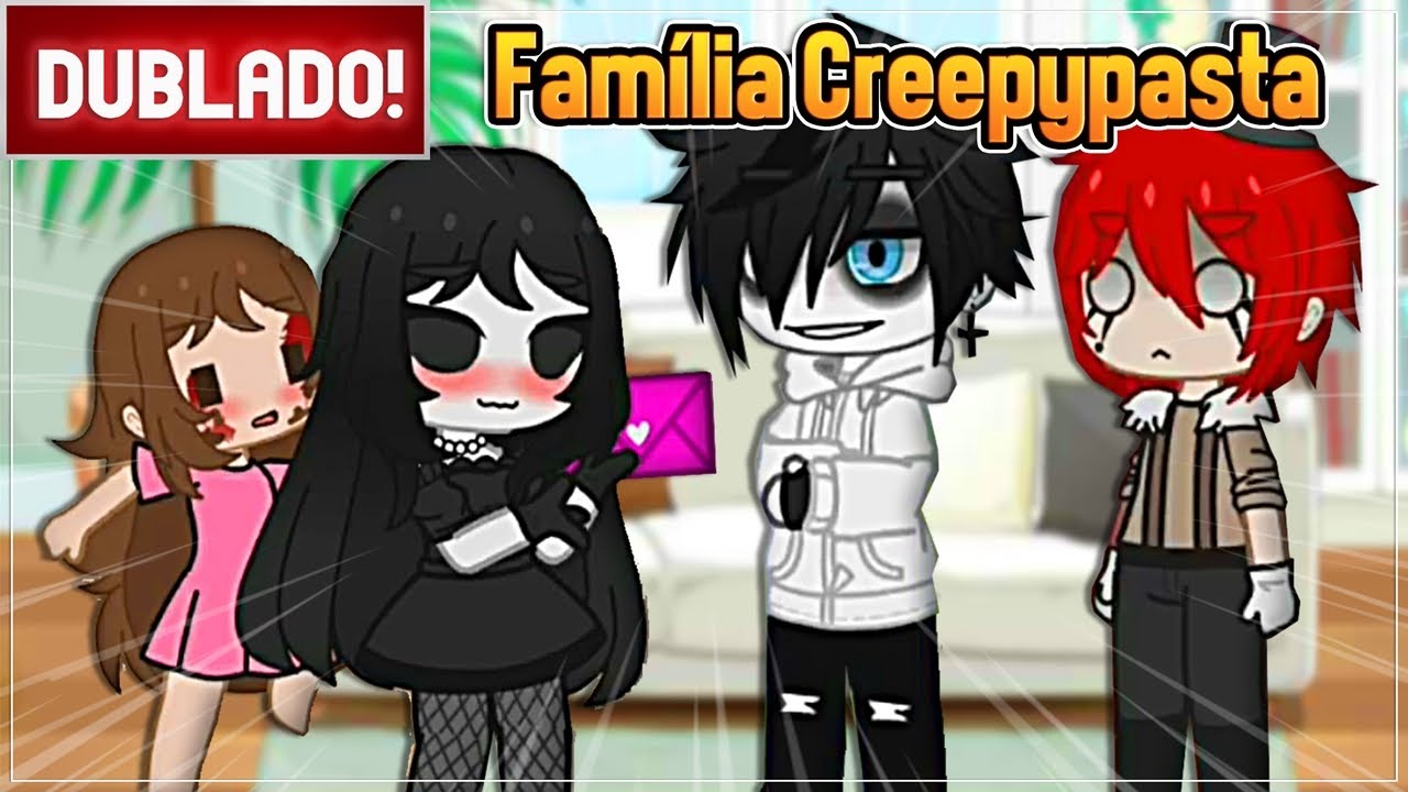 [ DUBLADO ] FAMÍLIA CREEPYPASTA DE OUTRA DIMENSÃO l mini filme GACHA CLUB