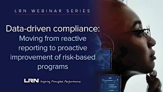 Webinar Data-driven compliance: From reactive reporting to proactive improvement of programs