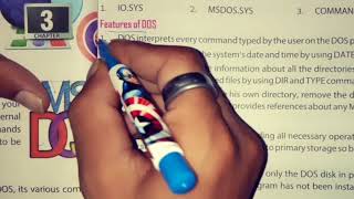 MS DOS | OPERATING SYSTEM | Exercise | Chapter 3