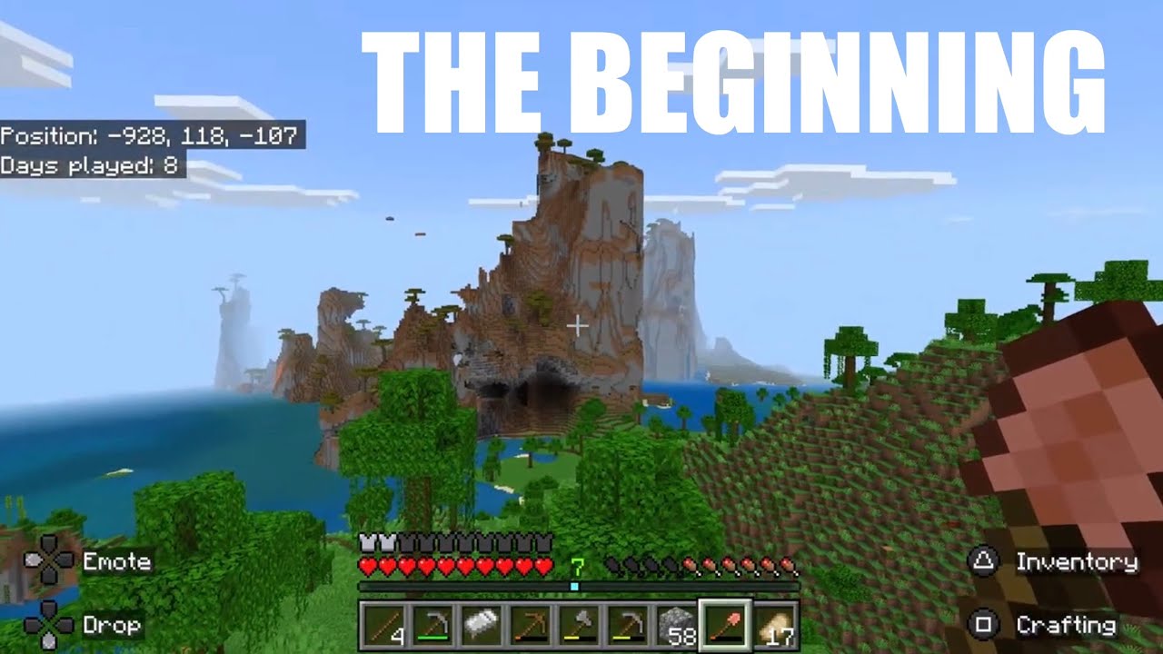OldBenCraft | Minecraft Forever World - Session 1 - The Beginning - YouTube