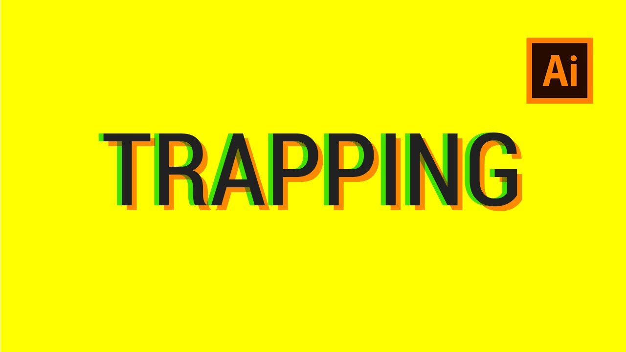 como hacer TRAPPING para SERIGRAFIA en Adobe Illustrator. YouTube