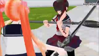 Yandere-chan VS Osana | I WILL WIN SENPAI 【MMD】Motion DATA