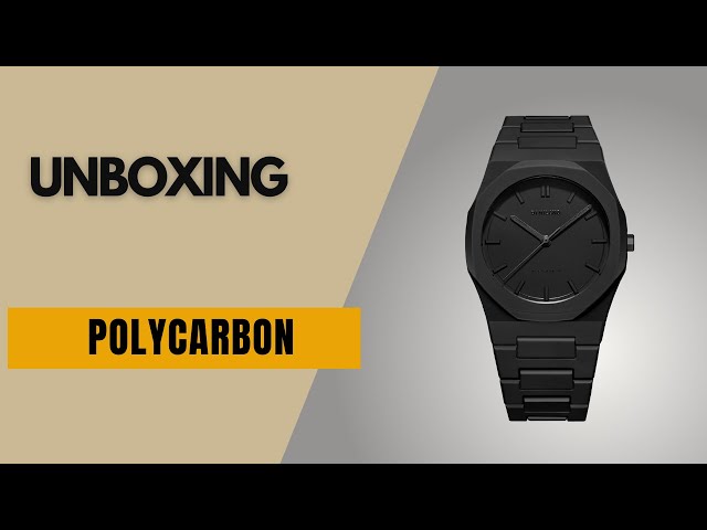 D1 Milano POLYCARBON watch unboxing 