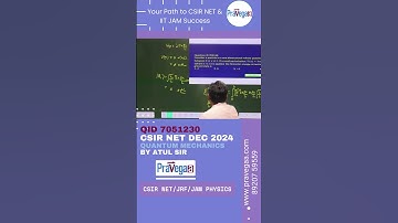 🎯 CSIR NET Dec 2024 | Quantum Mechanics QID 7051230 Solved!