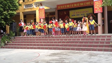 Trường Nguyễn Bỉnh Khiêm Bắc Giang - Đặc sắc ấn tượng văn nghệ chào mừng Khai giảng năm học thứ 17