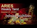 ARIES Weekly Tarot Reading 'A TEACHING MOMENT PROMPTS A CHANGE IN DIRECTION!" December 22 - 28 2025