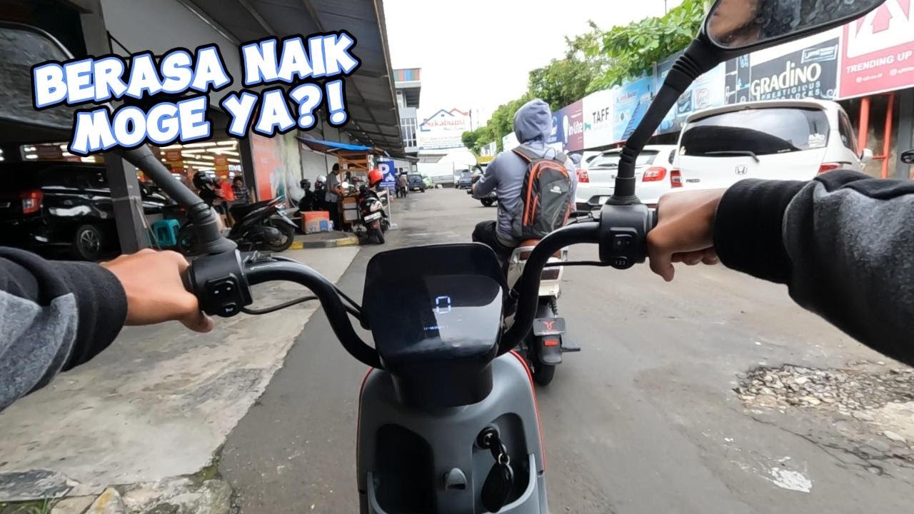 Dari Saung - Supermarket Pake Sepeda Listrik Wkwkw