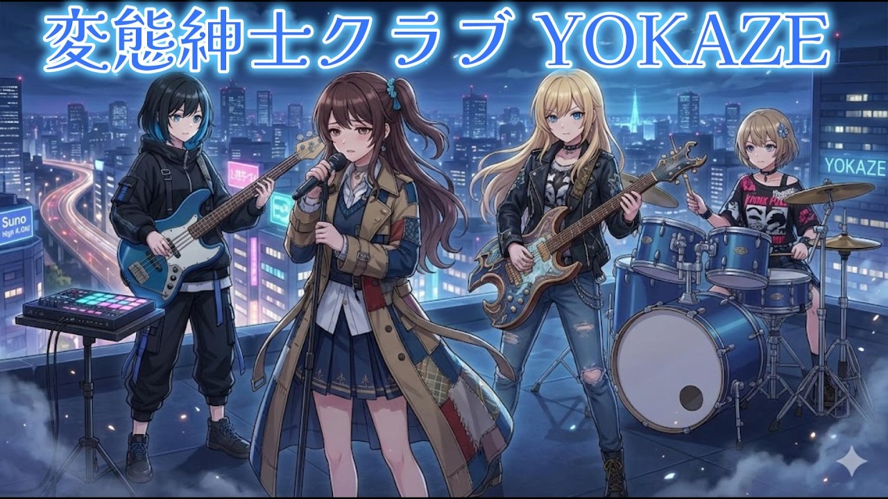 YOKAZE / 変態紳士クラブ - 須野高校軽音部 (Band Cover)