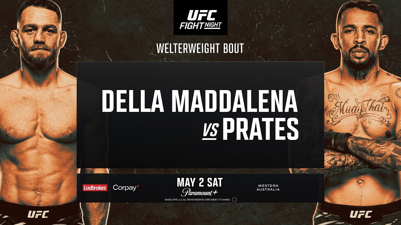 ⁣UFC Perth: Della Maddalena vs Prates - April 25th | Fight Promo