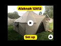 Cabelas Alaknak tent setup and review