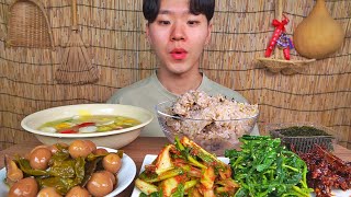 엄마표 6첩반상. 집밥이 주는 편안함과 행복함이랄까요. 잘 먹었습니다! SIX SIDE DISHES KIMCHI KOREAN FOOD ASMR MUKBANG.