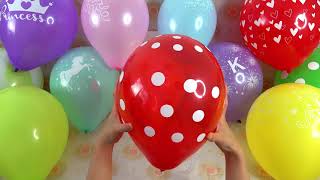 FUN BALLOON POP COMPILATION PART4!!! #satisfying #asmr #popping #balloon #color #fun