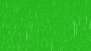 Heavy Rain Green Screen l Rain Overlay For Videos