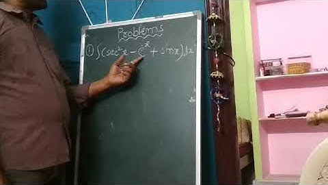 Diploma III sem Mathematics  Indefinite Integration-I properties and problem-1