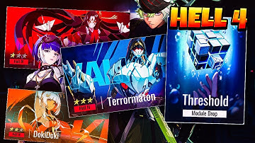 How I Beat Hell 4 On All The Threshold Bosses (DokiDoki, Terrormaton, Aurora) | Etheria Restart