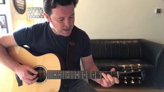 Wichita Lineman  Glen Campbell acoustic guitar cover. How to play