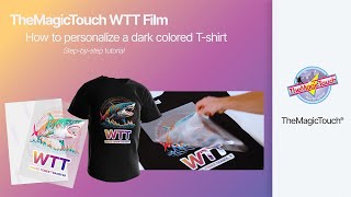 How to personalize a DARK COLORED T-shirt with TheMagicTouch WTT screenshot 5