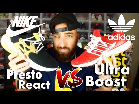 presto react vs ultra boost