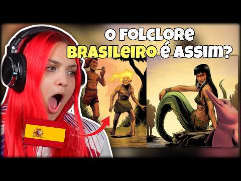 GRINGOS REAGEM AS MELHORES LENDAS do FOLCLORE BRASILEIRO