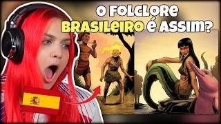 GRINGOS REAGEM AS MELHORES LENDAS do FOLCLORE BRASILEIRO