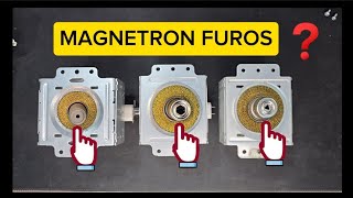 SAIBA PARA QUE SERVEM ESSES FUROS NA ANTENA DO MAGNETRON COM GEOMETRIA DIFERENTES #MICROONDAS