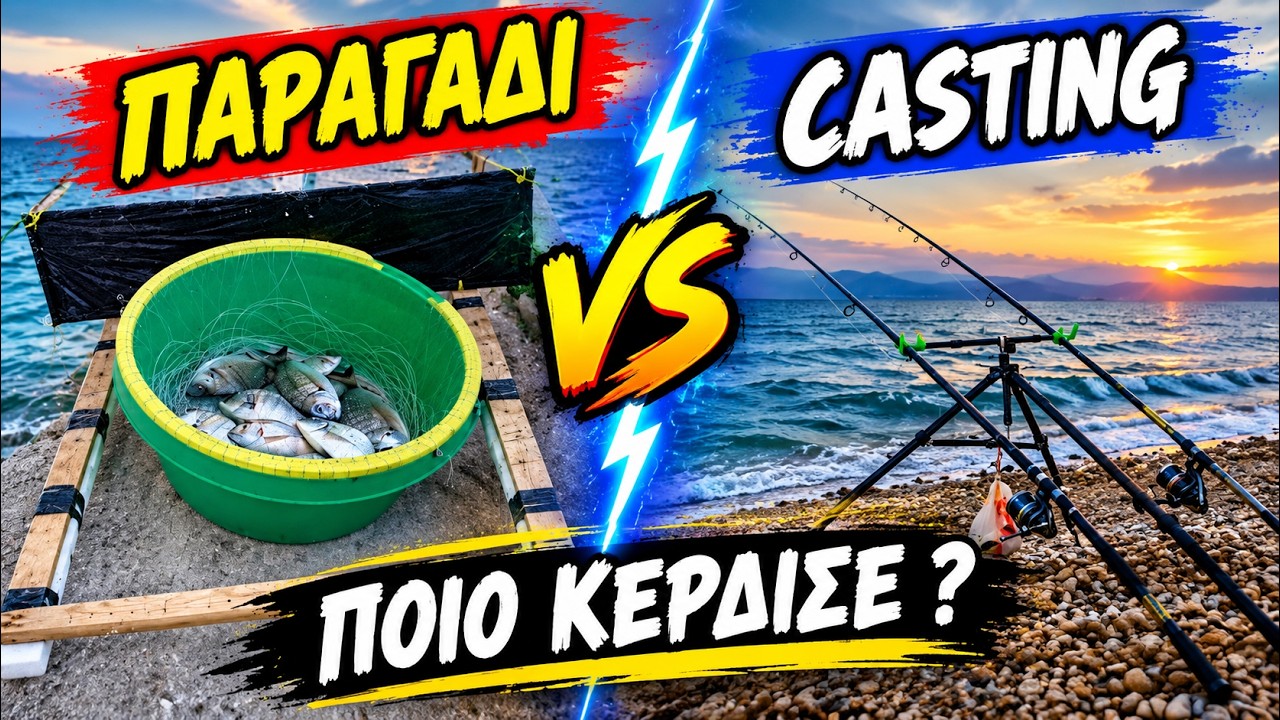 ΨΑΡΕΜΑ ΜΕ ΠΑΡΑΓΑΔΙ VS CASTING - ΠΟΙΟ ΚΕΡΔΙΣΕ ?