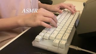 ASMR mechanical keyboard typing  / study with me  1 hour  (no talking) / Gateron Red Switch screenshot 4