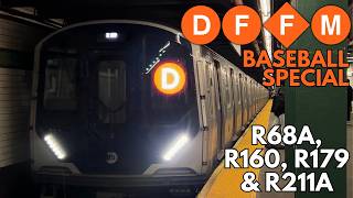 IND 6th Avenue: Downtown R68A, R160, R179 & R211A (D) (F) and (M) trains @ 14th Street