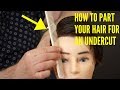 How to Part Your Hair for an Undercut - TheSalonGuy