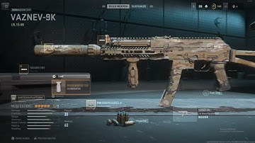 Best SMG Class Build #Vaznev-9k #mw2