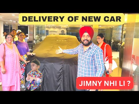 Delivery of my new car Grand vitara | Jimny ka plan cancel kardiya tha | Maruti suzuki grand vitara