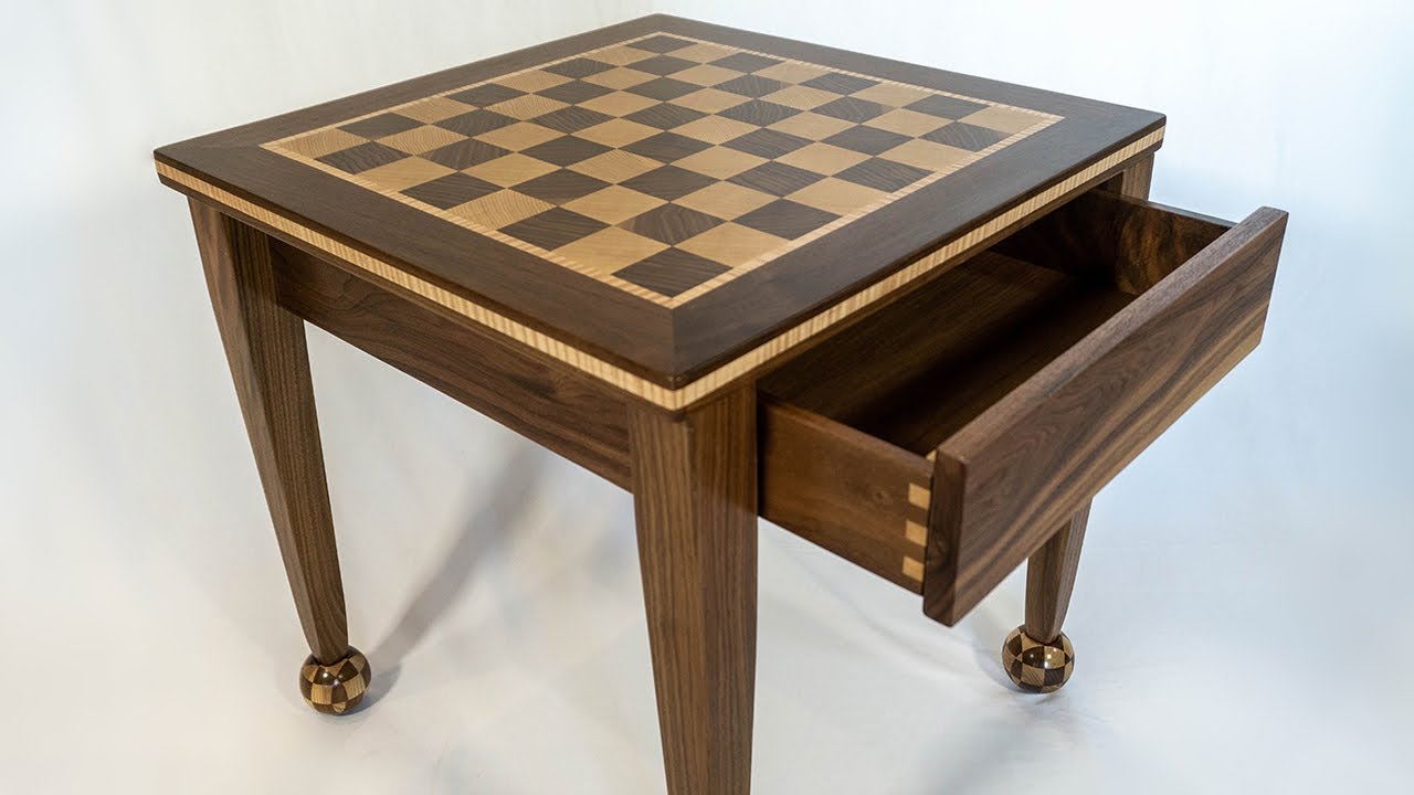 Wood plans chess table