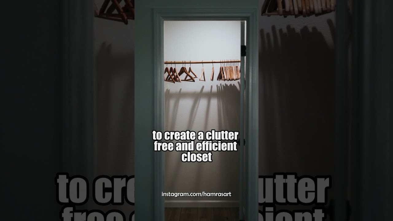 Create a functional closet organization system  