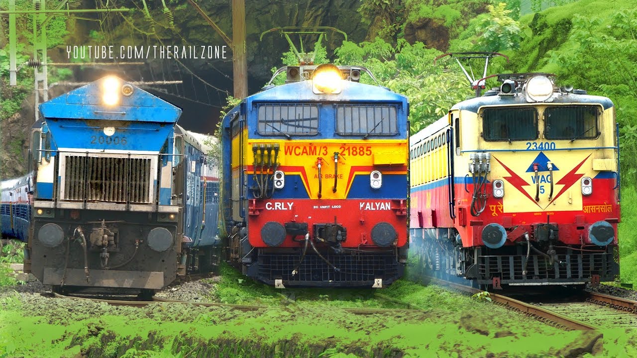 EXPRESS Trains  MUMBAI   PUNE  BHOR Ghats  Indian Railways  1