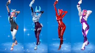 Fortnite Red Carpet Emote With Lynx Shiver Trailblazer Lynx Skin Thicc Who Won ?