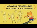 Drawing Figures Fast with Technique for Animation