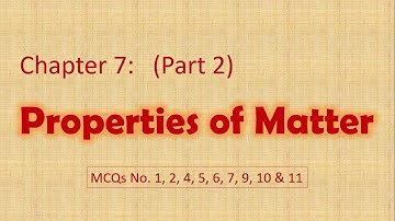Chapter 7 MCQs Physics Part 2 class 9 By Sir Rehman✅