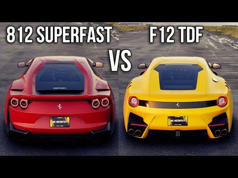 Видео: THE CREW MOTORFEST: FERRARI 812 SUPERFAST VS FERRARI F12 TDF (WHICH IS FASTEST?)